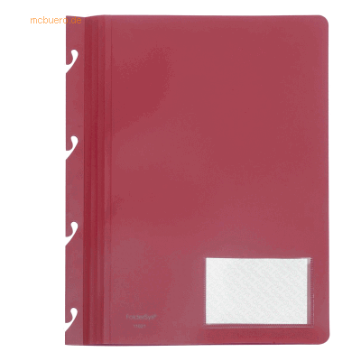 10 x Foldersys Einhakhefter Variant A4 PP vollfarbig rot 10 x Foldersys Einhakhefter Variant A4 PP vollfarbig rot