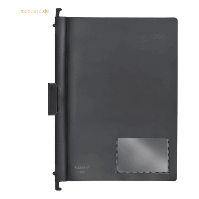 10 x Foldersys Combi-Clip-Mappe A4 PP vollfarbig schwarz 10 x Foldersys Combi-Clip-Mappe A4 PP vollfarbig schwarz