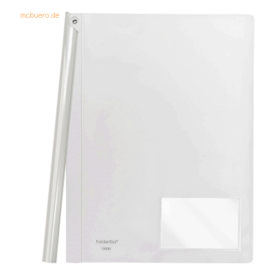 10 x Foldersys Klemmmappe A4 PP bis 40 Blatt vollfarbig weiß 10 x Foldersys Klemmmappe A4 PP bis 40 Blatt vollfarbig weiß