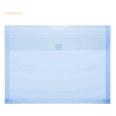 10 x Foldersys Dokumentenmappe A4 PP Dehnfalte Klettverschluss blau tr 10 x Foldersys Dokumentenmappe A4 PP Dehnfalte Klettverschluss blau tr