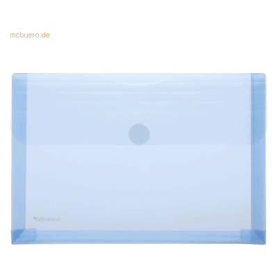 10 x Foldersys Dokumentenmappe A5 PP Dehnfalte Klettverschluss blau tr 10 x Foldersys Dokumentenmappe A5 PP Dehnfalte Klettverschluss blau tr