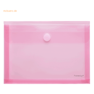 10 x Foldersys Dokumentenmappe A5 PP Dehnfalte Klettverschluss rot tra 10 x Foldersys Dokumentenmappe A5 PP Dehnfalte Klettverschluss rot tra