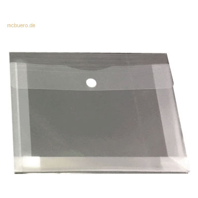 10 x Foldersys Dokumentenmappe A4 quer PP mit Falte Klettverschluss tr 10 x Foldersys Dokumentenmappe A4 quer PP mit Falte Klettverschluss tr