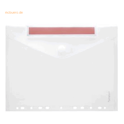 10 x Foldersys Dokumentenmappe A4 quer PP mit Index /Lochung Klettvers 10 x Foldersys Dokumentenmappe A4 quer PP mit Index /Lochung Klettvers