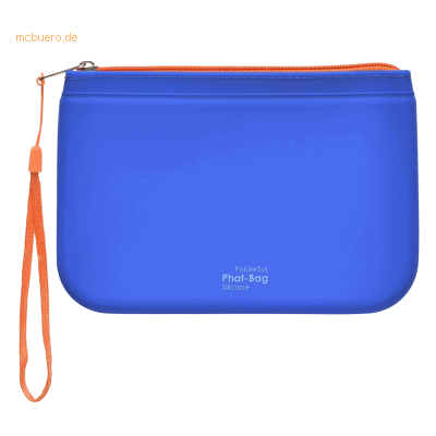 Foldersys Reißverschlusstasche Phat Bag A6 Silikon blau Foldersys Reißverschlusstasche Phat Bag A6 Silikon blau