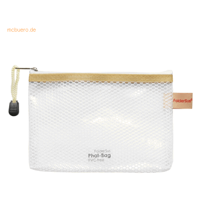 10 x Foldersys Reißverschlusstasche A6 Kunsttstoff beige 10 x Foldersys Reißverschlusstasche A6 Kunsttstoff beige