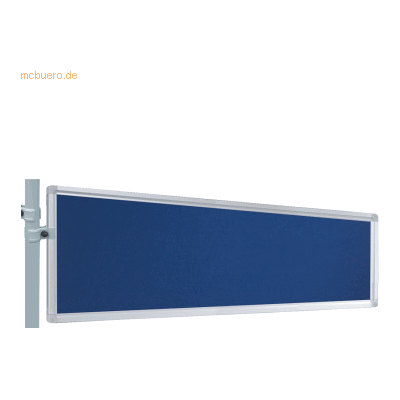 Franken Präsentations-Stellwand 30x120 cm blau/Filz Franken Präsentations-Stellwand 30x120 cm blau/Filz