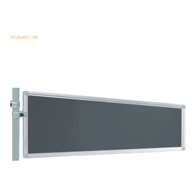 Franken Präsentations-Stellwand 30x120 cm grau/Filz Franken Präsentations-Stellwand 30x120 cm grau/Filz