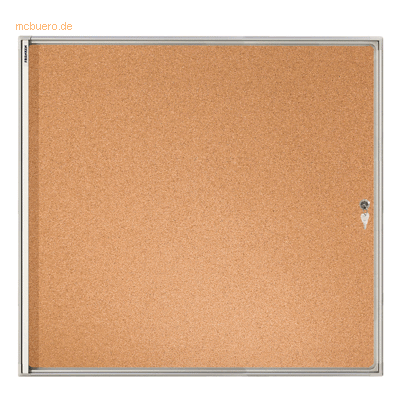 Franken Schaukasten X-tra!Line 96x98x3,5cm silber mit Pinwand für Inne Franken Schaukasten X-tra!Line 96x98x3,5cm silber mit Pinwand für Inne