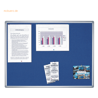 Franken Pinnwand Filzpinntafel Pro - Notiztafel Franken Pinnwand Filzpinntafel Pro - Notiztafel