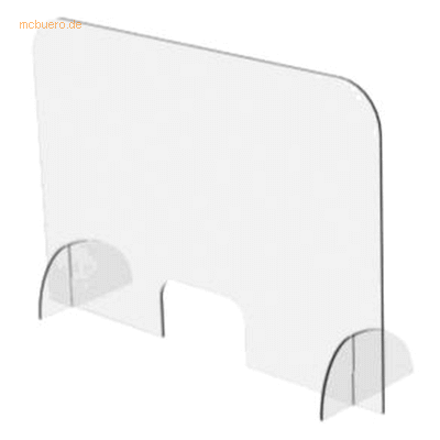 Franken Schutzwand 85x70x24,6cm Acylglas Aufsteller Franken Schutzwand 85x70x24,6cm Acylglas Aufsteller