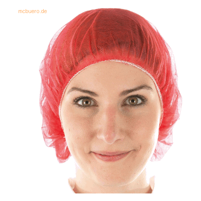 10 x Hygonorm Baretthaube Bettina leichte Qualität DM 53cm rot VE=100 10 x Hygonorm Baretthaube Bettina leichte Qualität DM 53cm rot VE=100
