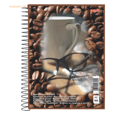 3 x Herlitz Spiralblock A5 kariert 160 Blatt 3 x Herlitz Spiralblock A5 kariert 160 Blatt