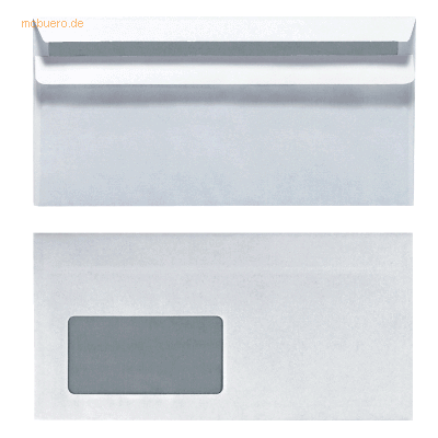 5 x Herlitz Briefumschläge DINlang mit Fenster selbstklebend weiß VE=1 5 x Herlitz Briefumschläge DINlang mit Fenster selbstklebend weiß VE=1