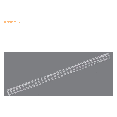 GBC Drahtbinderücken WireBind A4 5mm VE=100 Stück weiß GBC Drahtbinderücken WireBind A4 5mm VE=100 Stück weiß