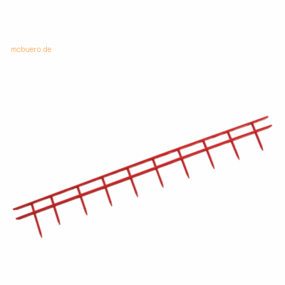 4 x GBC Bindestrip SureBind PVC A4 25mm VE=100 Stück rot 4 x GBC Bindestrip SureBind PVC A4 25mm VE=100 Stück rot