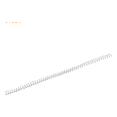 GBC Drahtbinderücken ColourCoil A4 12mm VE=100 Stück weiß GBC Drahtbinderücken ColourCoil A4 12mm VE=100 Stück weiß