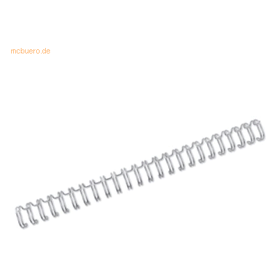 GBC Drahtbinderücken WireBind A5 Nr. 4 6,3mm VE=250 Stück silber GBC Drahtbinderücken WireBind A5 Nr. 4 6,3mm VE=250 Stück silber