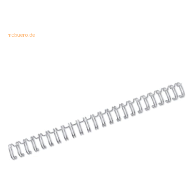 GBC Drahtbinderücken WireBind A5 Nr. 6 9,5mm VE=250 Stück silber GBC Drahtbinderücken WireBind A5 Nr. 6 9,5mm VE=250 Stück silber