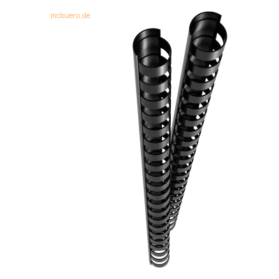 Genie Spiralbinderücken 12mm VE=25 Stück schwarz Genie Spiralbinderücken 12mm VE=25 Stück schwarz