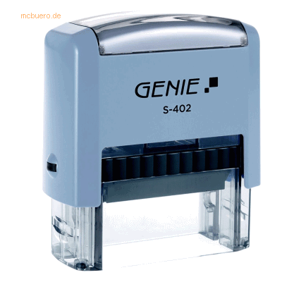 Genie Stempel S-402 selbstfärbend 4 Zeilen Genie Stempel S-402 selbstfärbend 4 Zeilen