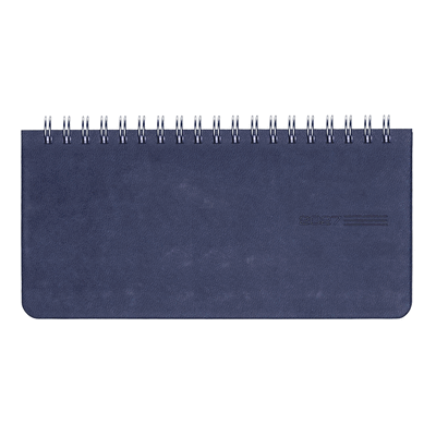 Güss Tischkalender 17x8cm 1 Woche/2 Seiten blau 2027 Güss Tischkalender 17x8cm 1 Woche/2 Seiten blau 2027