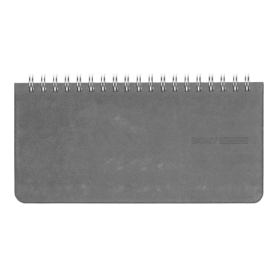 Güss Tischkalender 17x8cm 1 Woche/2 Seiten grau 2027 Güss Tischkalender 17x8cm 1 Woche/2 Seiten grau 2027