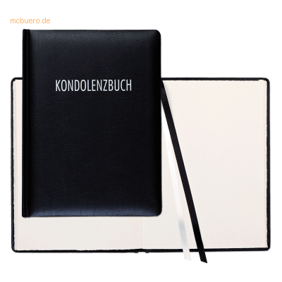 Güss Kondolenzbuch A4 Leder schwarz 30 Seiten Büttenpapier Güss Kondolenzbuch A4 Leder schwarz 30 Seiten Büttenpapier