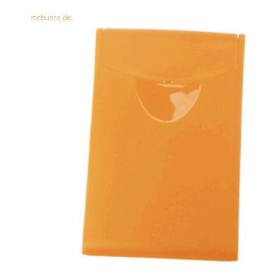 10 x Han Visitenkartenbox Cognito für ca. 20 Karten transluzent orange 10 x Han Visitenkartenbox Cognito für ca. 20 Karten transluzent orange