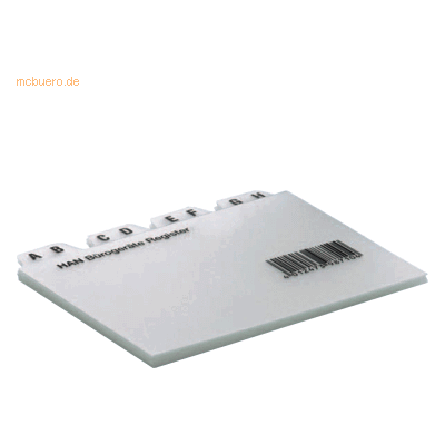 Han Register A4 A-Z 25-teilig grau Han Register A4 A-Z 25-teilig grau