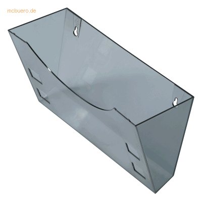 Helit Wandhalter A4+A5/A6 grau transparent Helit Wandhalter A4+A5/A6 grau transparent