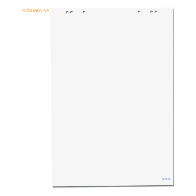 5 x Herlitz Flipchartblock 68x99 20 Blatt blanko 5 x Herlitz Flipchartblock 68x99 20 Blatt blanko