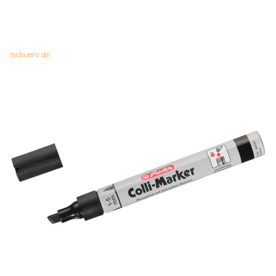6 x Herlitz Permanentmarker 1-5mm schwarz VE=10 Stück 6 x Herlitz Permanentmarker 1-5mm schwarz VE=10 Stück