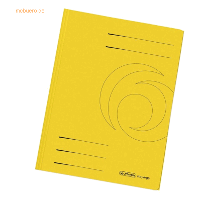 10 x Herlitz Einschlagmappe A4 Recycling intensiv gelb 10 x Herlitz Einschlagmappe A4 Recycling intensiv gelb