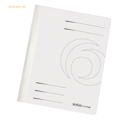 10 x Herlitz Schnellhefter Karton gefaltet weiß intensiv 10 x Herlitz Schnellhefter Karton gefaltet weiß intensiv