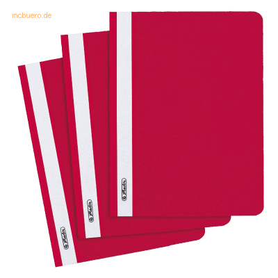 10 x Herlitz Sichthefter PP A5 rot 10 x Herlitz Sichthefter PP A5 rot