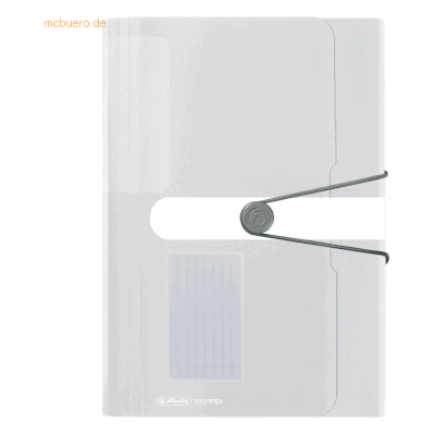 Herlitz Fächermappe A4 PP 12 Fächer farblos transparent to go Herlitz Fächermappe A4 PP 12 Fächer farblos transparent to go