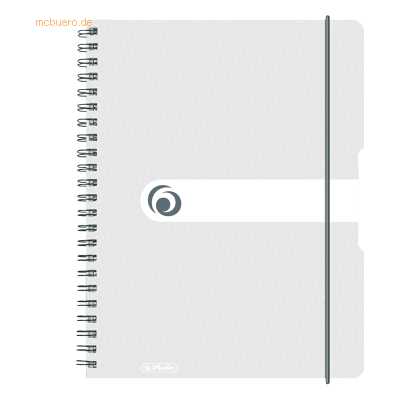 2 x Herlitz Spiralblock to go A4 80 Blatt kariert PP transparent farbl 2 x Herlitz Spiralblock to go A4 80 Blatt kariert PP transparent farbl