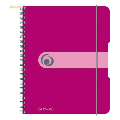 2 x Herlitz Spiralblock to go A5 80 Blatt kariert PP beere 2 x Herlitz Spiralblock to go A5 80 Blatt kariert PP beere