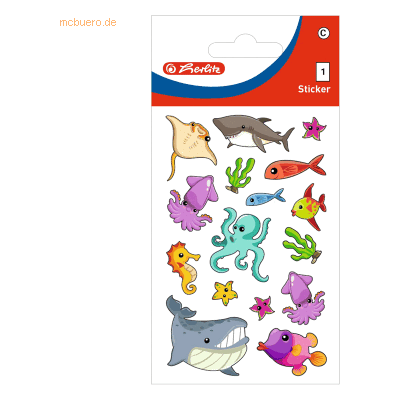 10 x Herlitz Sticker-Etikett 3 D Mädchen Motiv 2 1 Stück Meerestiere 10 x Herlitz Sticker-Etikett 3 D Mädchen Motiv 2 1 Stück Meerestiere