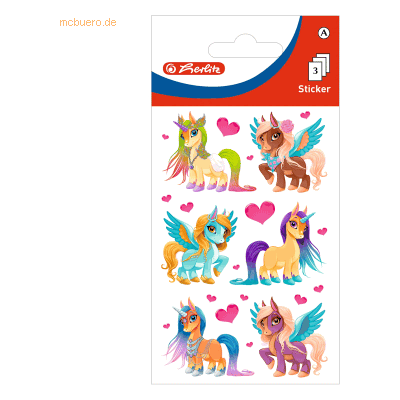 10 x Herlitz Sticker-Etikett Mädchen Motiv 3 3 Stück Einhorn 10 x Herlitz Sticker-Etikett Mädchen Motiv 3 3 Stück Einhorn