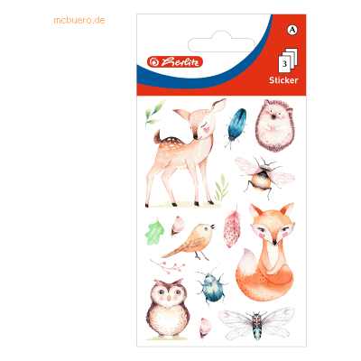 10 x Herlitz Sticker-Etikett Mädchen Motiv 5 3 Stück Waldtiere 10 x Herlitz Sticker-Etikett Mädchen Motiv 5 3 Stück Waldtiere