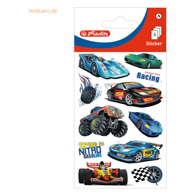 10 x Herlitz Sticker-Etikett Junge Motiv 3 3 Stück Cars 10 x Herlitz Sticker-Etikett Junge Motiv 3 3 Stück Cars