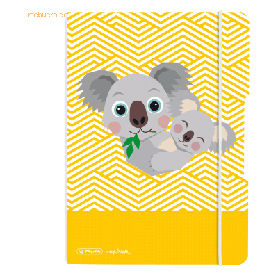 5 x Herlitz Notizheft flex PP A5 40 Blatt punktiert Cute Animals Koala 5 x Herlitz Notizheft flex PP A5 40 Blatt punktiert Cute Animals Koala