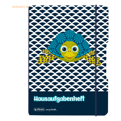 Herlitz Aufgabenheft flex PP A5 48 Blatt blanko Cute Animals Turtle Herlitz Aufgabenheft flex PP A5 48 Blatt blanko Cute Animals Turtle