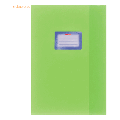 25 x Herlitz Heftumschlag A4 PP Bast hellgrün 25 x Herlitz Heftumschlag A4 PP Bast hellgrün