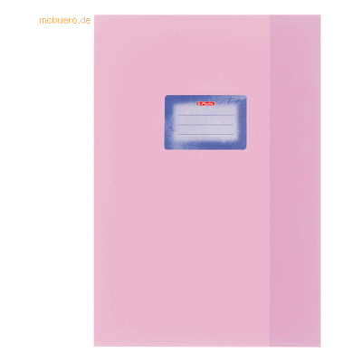 25 x Herlitz Heftumschlag A4 PP Bast rosa 25 x Herlitz Heftumschlag A4 PP Bast rosa