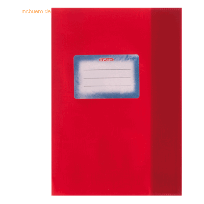 25 x Herlitz Heftumschlag A5 PP Bast rot 25 x Herlitz Heftumschlag A5 PP Bast rot
