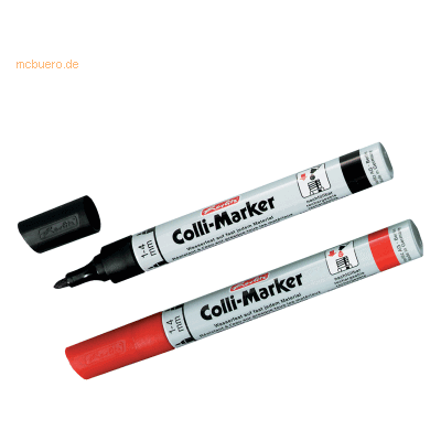 6 x Herlitz Permanentmarker 1-4mm rot, schwarz VE=2 Stück 6 x Herlitz Permanentmarker 1-4mm rot, schwarz VE=2 Stück