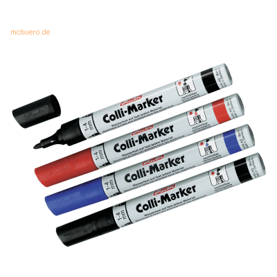 10 x Herlitz Permanentmarker 1-4mm 4 Farben VE=4 Stück 10 x Herlitz Permanentmarker 1-4mm 4 Farben VE=4 Stück